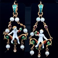 Orecchini Cianfrone Gioielli Donna in Oro Rubino 0.12 Ct OROR-76-198 - OROR-76-198